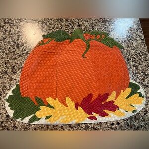 Kohls Harvest Pumpkin Fall/Thanksgiving cloth quilted placemats- set of 8